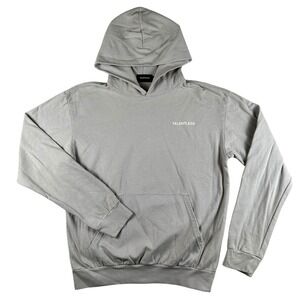 Talentless Hoodie Sweatshirt Womens Medium Gray Pullover Logo Kangaroo Pocket